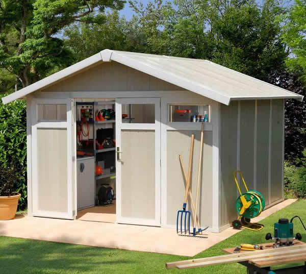 Foto van Grosfillex 22811138 UTILITY V11, wit-groen