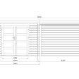 Foto von Debro Gartenhaus mit Überdachung Valence 596 x 238 cm - Hochdruck imprägniert
