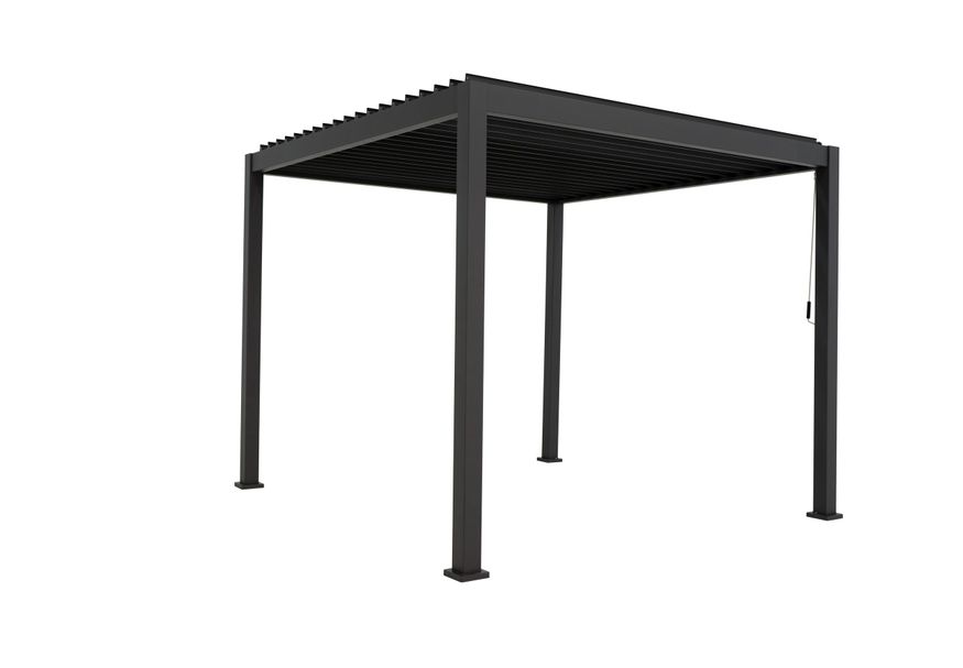 Mirador Classic aluminium pergola 3x3 - Anthrazit Foto von Mirador Classic aluminium pergola 3x3 - Anthrazit
