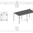 Foto van Mirador Classic aluminium overkapping 3x6 - antraciet
