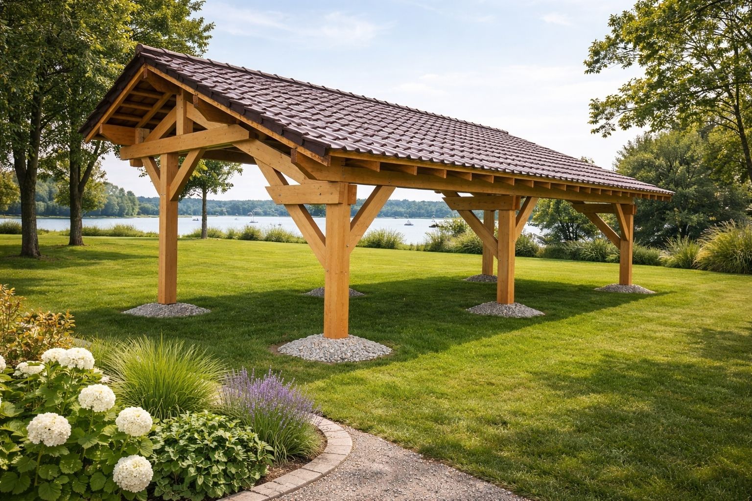 Foto van Azalp Royal Class Houten Carport Varik