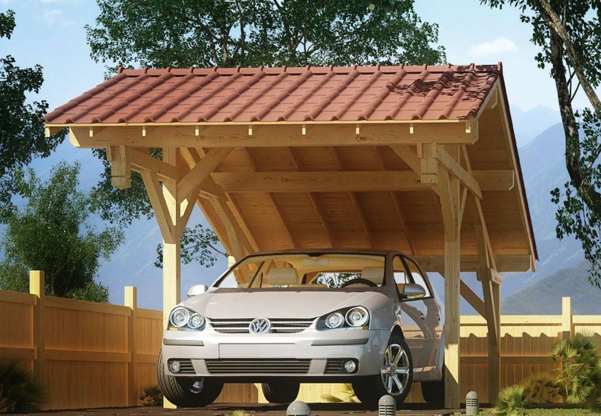 Foto von Azalp Royal Class Carport Varik 395x602 cm