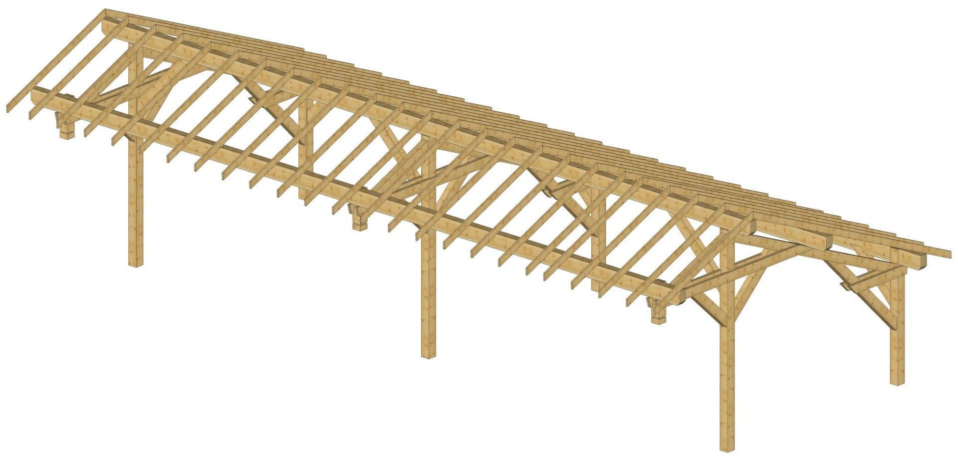 Foto von Azalp Royal Class Carport Varik 1175x602 cm
