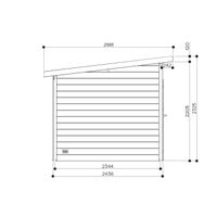 Foto der Solid s8244 Gartenhaus Verona