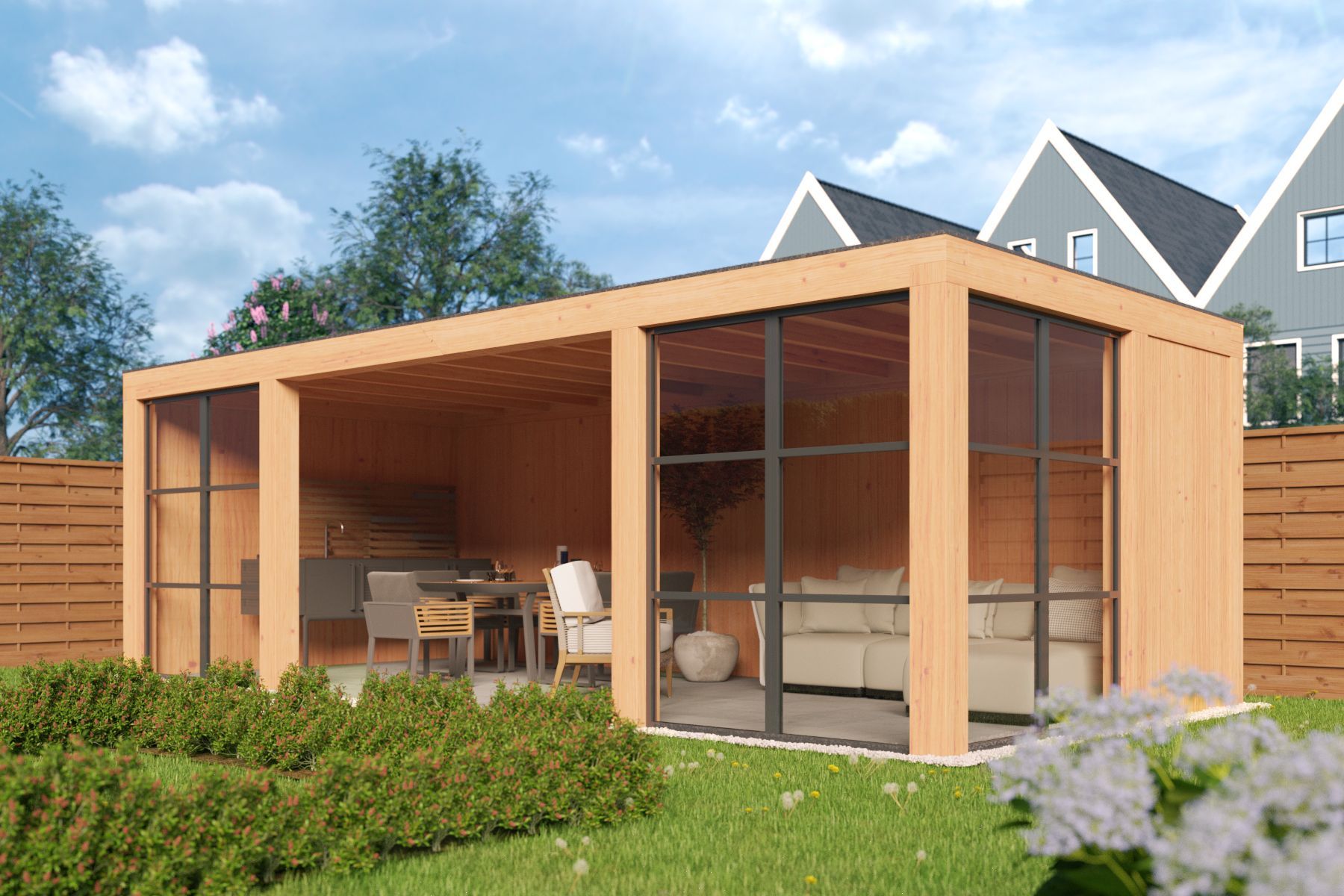 Foto van Kirk and Michaels douglas overkapping Versus