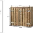 Foto van Volente containerberging Walter voor twee kliko's/containers tot 240 liter