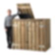 Foto van Volente containerberging Walter voor twee kliko's/containers tot 240 liter