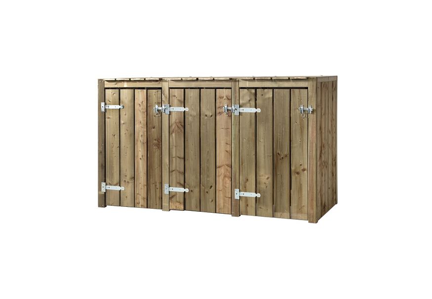 Volente containerberging Andre voor drie kliko's/containers tot 240 liter Foto van Volente containerberging Andre voor drie kliko's/containers tot 240 liter