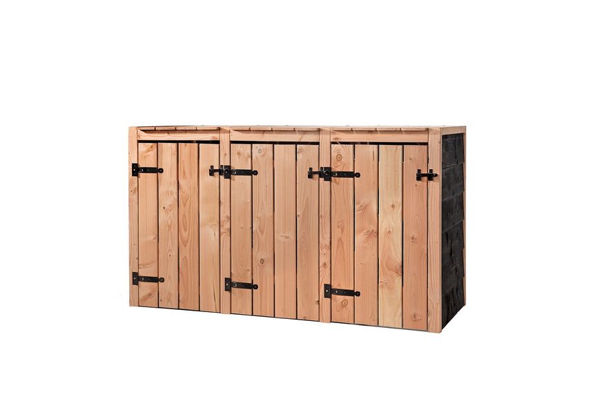 Volente containerberging Eva voor drie kliko's/containers tot 240 liter Foto van Volente containerberging Eva voor drie kliko's/containers tot 240 liter