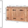 Foto van Volente containerberging Eva voor drie kliko's/containers tot 240 liter