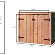 Foto van Volente containerberging Yente voor 2 kliko's/containers tot 240 liter
