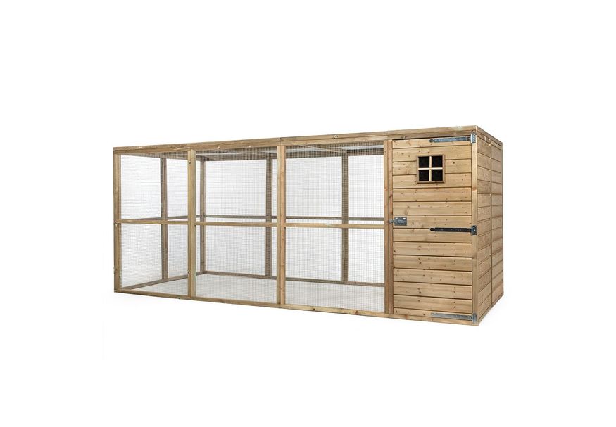Glorenza - Voliere Jesse - 448x179x183 Foto van Glorenza - Voliere Jesse - 448x179x183
