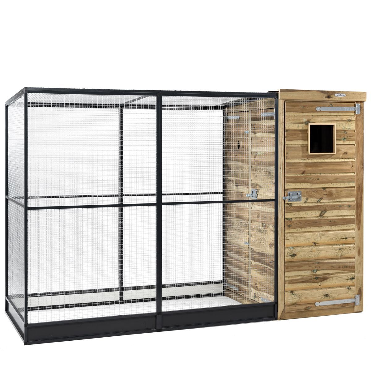 Foto van Voldux volière Thomas rechts