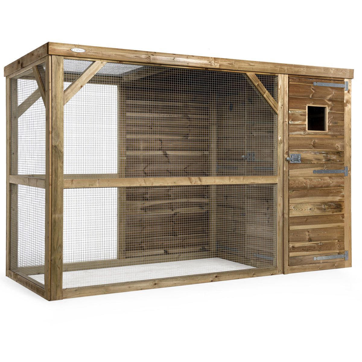 Foto van Voldux volière Toon rechts