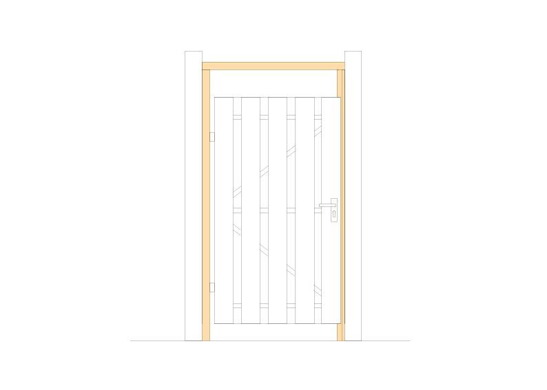 Foto van Azalp Vurenhout deurkozijn