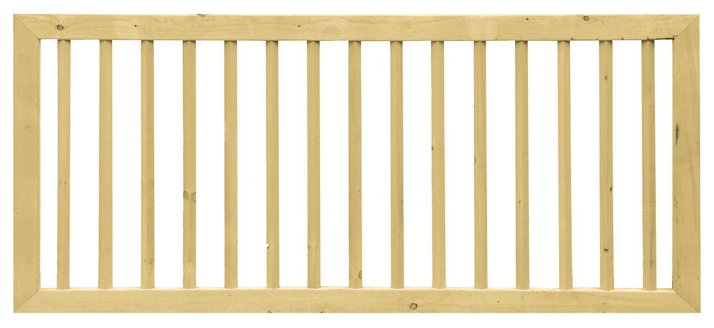 Foto van Azalp vurenhouten hek recht kader
