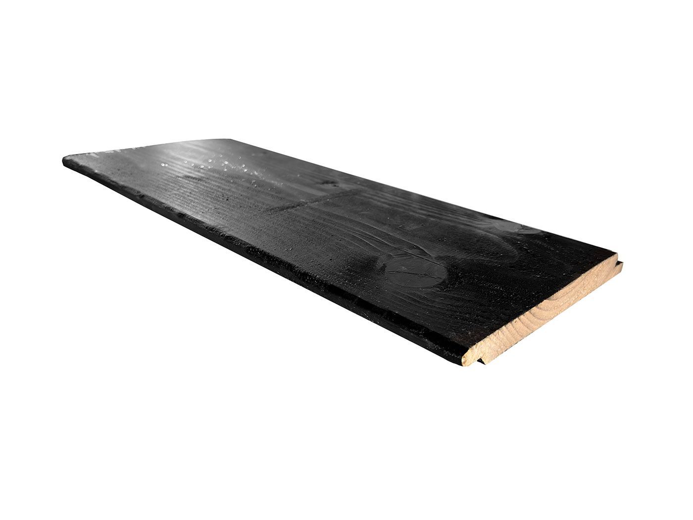 Foto van Azalp geïmpregneerde Vurenhouten gevelbekleding Rabat zwart