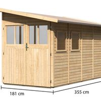 Foto van Karibu 55257 tuinhuis Wandlitz 4