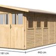 Foto van Karibu Wandlitz 5 tuinhuis (55258)