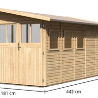 Foto van Karibu 55258 tuinhuis Wandlitz 5