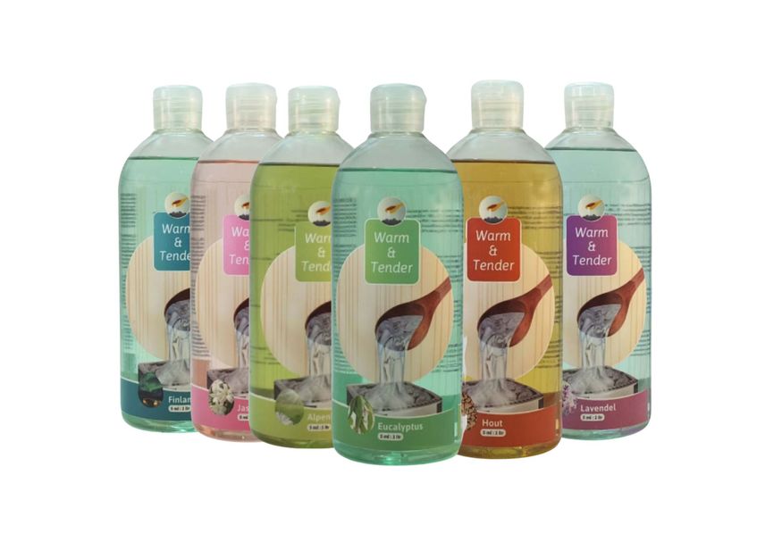 Warm and Tender geurenset 100 ml - 6 stuks Foto van Warm and Tender geurenset 100 ml - 6 stuks