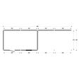 Foto van WoodAcademy tuinhuis met overkapping Nefriet Essential grigio 980x300 cm