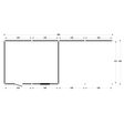 Foto van WoodAcademy tuinhuis met overkapping Nefriet Essential grigio 980x400 cm