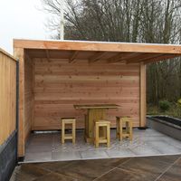 Foto der WoodAcademy Rückwand Design Douglas 400 cm*