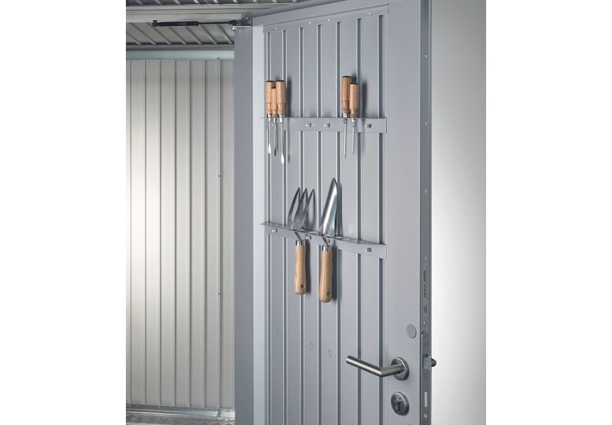 Foto van Biohort werktuighouder voor deur AG,Highline,Panorama 2 stuk, zilver metallic