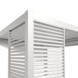 Foto van Mirador horizontale shutter paneel 113 cm - wit