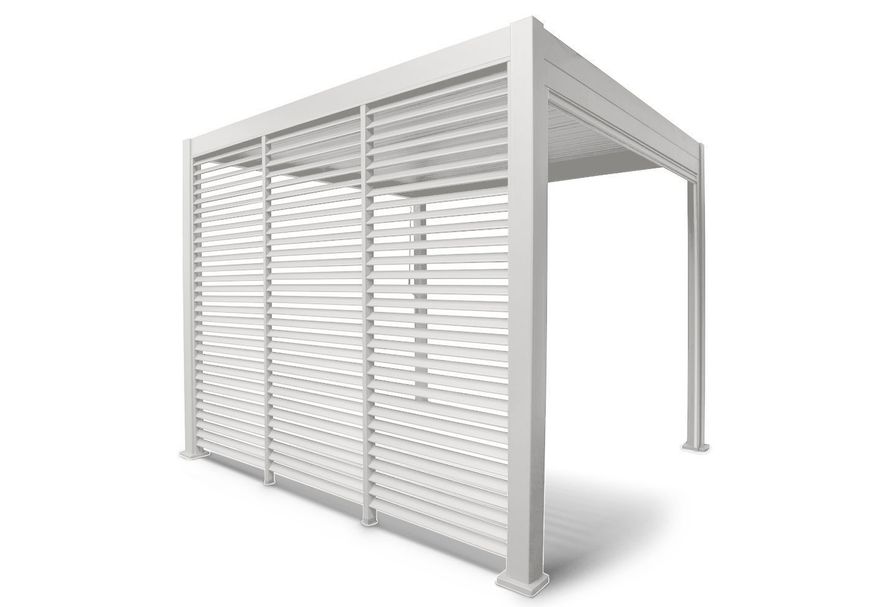 Sorara horizontale shutter wand 300 cm - wit Foto van Sorara horizontale shutter wand 300 cm - wit
