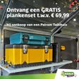 Foto van Palram – Canopia Yukon 11X13.1 S Donkergrijs Shed with floor