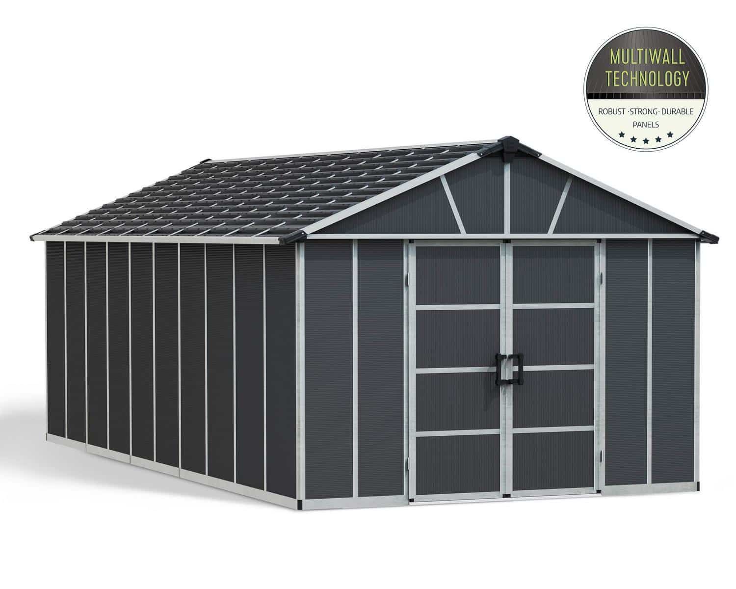 Foto van Palram – Canopia YUKON Kunststof Tuinhuis