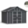Foto von Palram – Canopia Yukon 11X9S Dunkelgrau Shed with floor