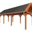 Foto van Trendhout Buitenverblijf Zadeldak XL 875x380 cm