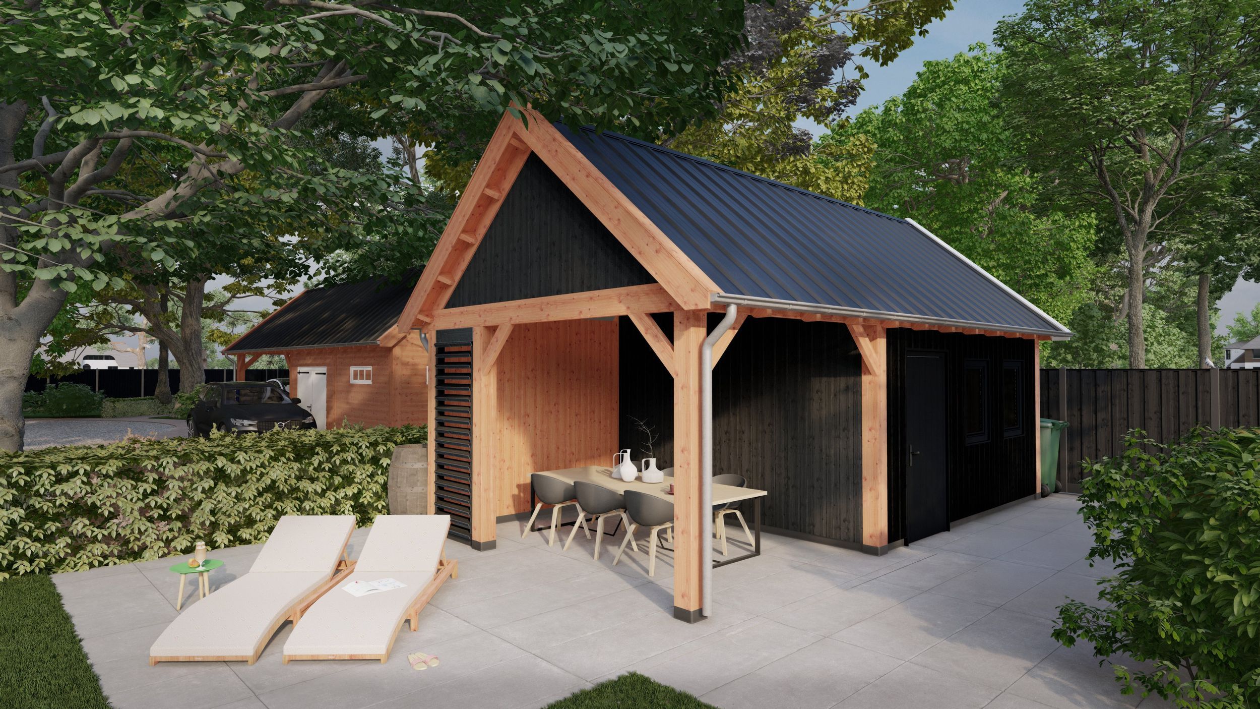 Foto van Trendhout buitenverblijf Zadeldak Select Landelijk