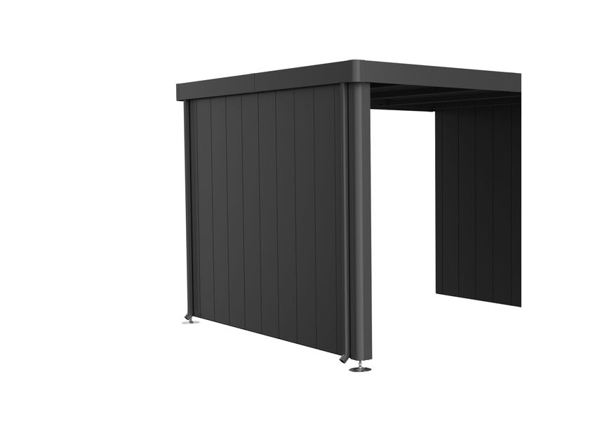 Foto van Biohort Zijwand voor Zijdak voor berging Neo Gr. 3A/3B/3C/3D donkergrijs-metallic