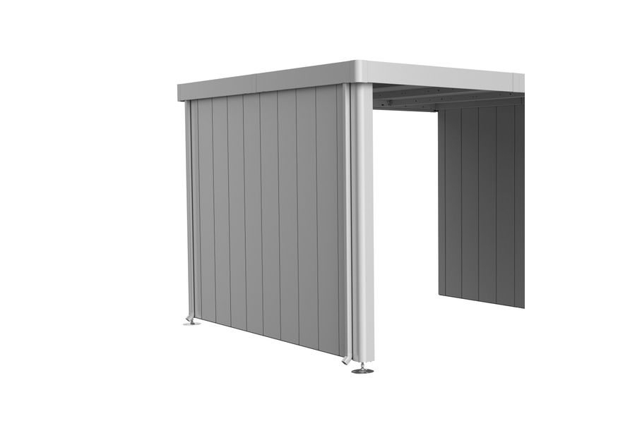 Foto van Biohort Zijwand voor Zijdak voor de berging Neo Gr. 2A/2B/2C/2D zilver-metallic