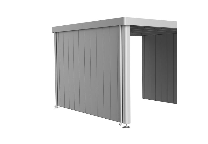 Foto van Biohort Zijwand voor Zijdak voor de berging Neo Gr. 4A/4B/4C/4D zilver-metallic