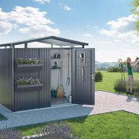 Foto van Biohort Panorama P4 metalen tuinhuis