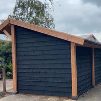 Foto van Azalp Vurenhouten zweeds rabatplank
