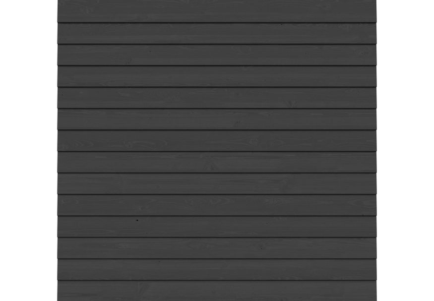 Foto van Extra zweeds rabat achterwand 300cm - Zwart