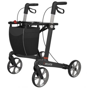 Foto van Ultra Lichtgewicht rollator Athlon carbon Zwart (Large)