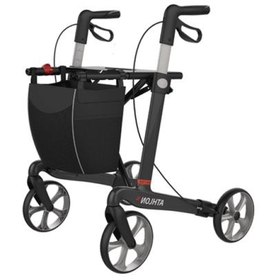 Ultra Lichtgewicht rollator Athlon carbon Zwart (Large) Ultra Lichtgewicht rollator Athlon carbon Zwart (Large)
