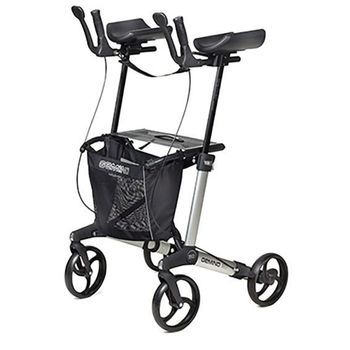 Foto van Rollator Lichtgewicht met onderarmschalen Gemino 30M Walker Zilver (klein model)