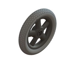 Wiel 12 inch (trommelrem) massief