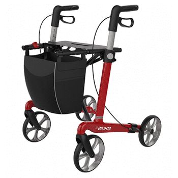 Ultra Lichtgewicht rollator Athlon carbon (medium) Rood Foto van Ultra Lichtgewicht rollator Athlon carbon (medium) Rood