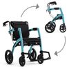 Afbeelding van Rollator Rolstoel Duo Rollz Motion Island Blue