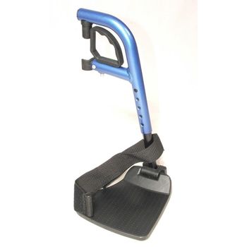 Foto van Beensteun Links Rolstoel Pyro Start Plus Blauw 