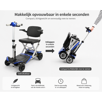 Foto van Opvouwbare Scootmobiel Kaigo Superlite Plus, 18kg